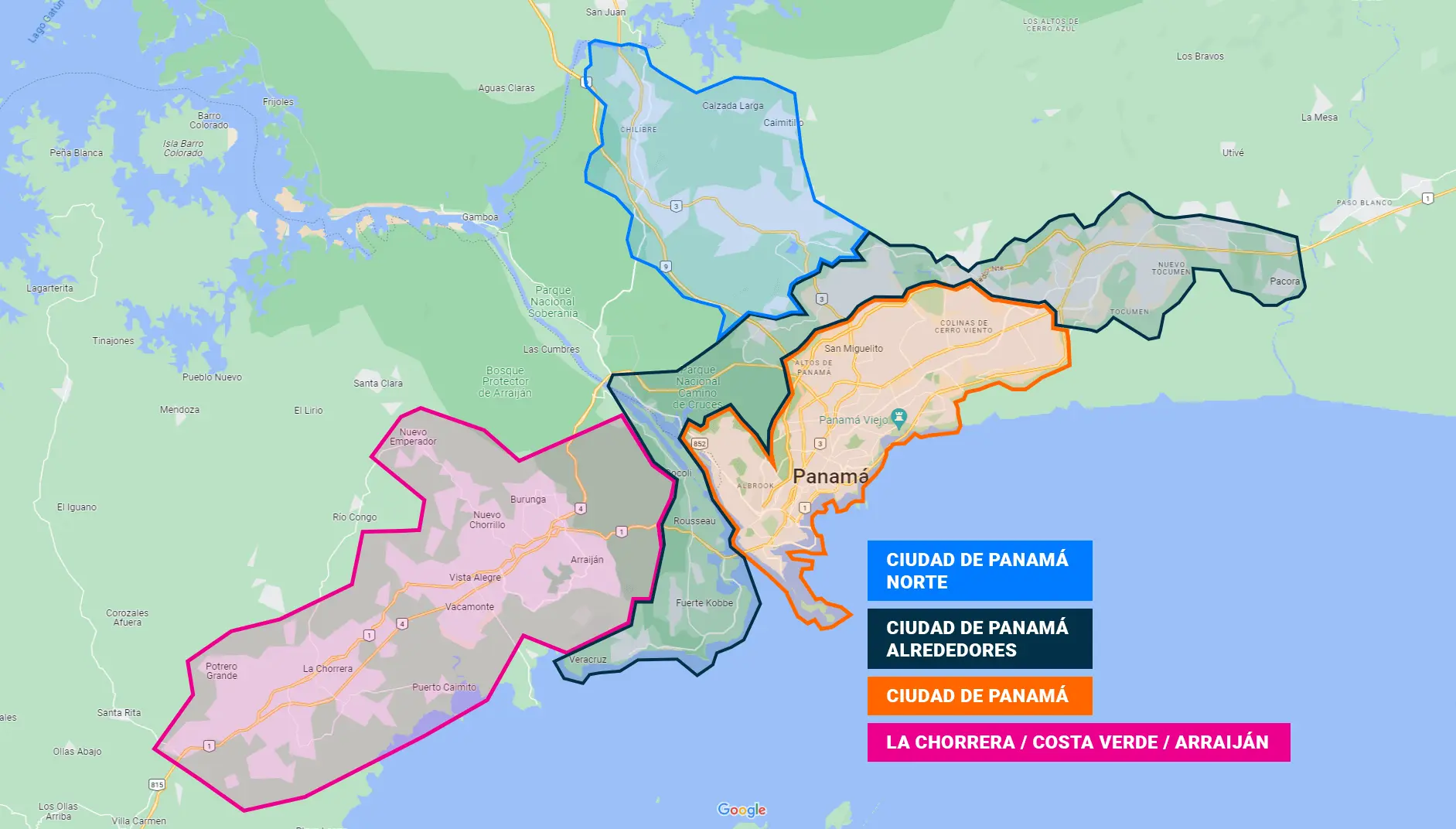 Panama City and Panama City Outskirts