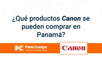 ¿Qué productos Canon se pueden comprar en Panamá?