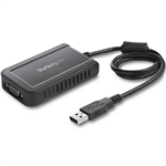 StarTech.com USB2VGAE3 - Cable de Video Activo, USB Macho a VGA Hembra, Hasta 1920 x 1200, 50cm, Negro