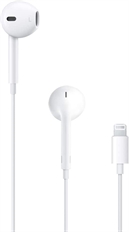 Apple Earpods - Auriculares, Estéreo, En el Oido, Con Cable, Conector Lightning , Blanco