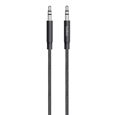 Belkin MIXIT Aux Cable - Cable de Audio, Normal, 3.5mm(M) a 3.5mm(M), 1.22M, Negro