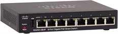 Cisco SG250 - Switch, 8 Puertos, Gigabit Ethernet PoE, 16Gbps