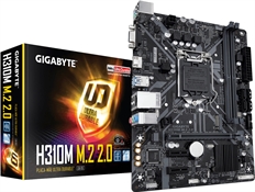 Gigabyte H310M - Tarjeta madre, LGA 1151, mATX, USB 3.1, M.2, SATA 6GB/s, PCI-E 3.0, 32GB DDR4 de Memoria Maxima