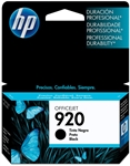 HP 920 - Cartucho de Tinta Negro, 1 Paquete