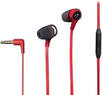 HyperX Cloud Earbuds - Auriculares, Estéreo,  Con cable, 3.5mm, 20Hz-20kHz, Rojo