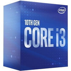 Intel Core i3-10100F - Procesador, Comet Lake, 4 Núcleos, 8 Hilos, 3.6GHz, FCLGA1200, 65W