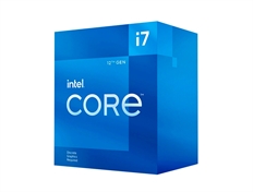 Intel  Core i7-12700F - Procesador, Alder Lake, 12 Núcleos, 20 Hilos, 1.60GHz, FCLGA1700, 65W