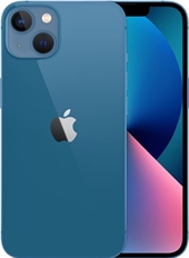 Apple iPhone 13 - Celular, 128GB de Almacenamiento, 4GB RAM, Camara de 12MP, Unica SIM, 3227 mAh, Azul Rey
