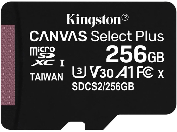 Kingston Canvas Micro SD 256GB