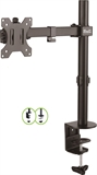 Klip Xtreme KPM-300 - Monitor Stand, Black, 13 to 32inch, Max Weight 8Kg, 34.3x11.4x54.8cm