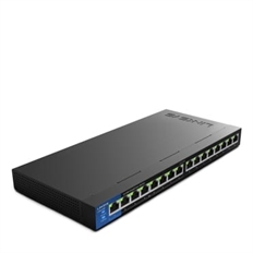 Linksys LGS116P - Switch, 16 Puertos, Gigabit Ethernet PoE, 32Gbps