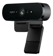 Logitech BRIO 4K - Cámara Web, Resolución 2160p, 90 fps, USB 3.2, Negro