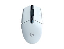 Logitech G305 - Mouse, Inalámbrico, USB, Óptico, 12000 dpi, Blanco