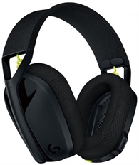 Logitech G435 LIGHTSPEED - Headset Gaming , Estéreo, Circumaurales, Inalámbrico, Bluetooth y USB (2.4GHz), Negro y Amarillo Fluorescente