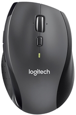 Logitech M705 Marathon  - Mouse, Inalámbrico, USB, Óptico, 1000 dpi, Negro