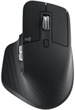 Logitech MX Master 3 - Mouse, Wireless, USB/Bluetooth, High Precision Darkfield, Up to 4000dpi, Black