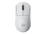 Logitech PRO X SUPERLIGHT - Mouse, Inalámbrico, USB, Óptico, Hata 25600 dpi, Blanco