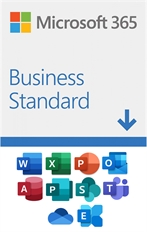Microsoft 365 Business Standard - Descarga Digital/ESD, 1 Usuario, Hasta 5 Dispositivos Simultáneos, 1 Año, Windows 10, macOS, Android, iOS