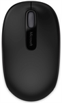 Microsoft Mobile 1850 - Mouse, Inalámbrico, USB, Óptico, 1000 dpi, Negro
