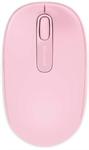 Microsoft Mobile 1850 - Mouse, Inalámbrico, USB, Óptico, 1000 dpi, Rosado