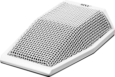 MXL AC-404 - Micrófono, Blanco, Diseño de límite de 3 cápsulas con cobertura de 180 grados, Cardioide, Omnidireccional, USB