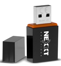 Nexxt Solutions AULUB305U4 - Adaptador USB Inalámbrico, USB 2.0, Wi-Fi, Hasta 300Mbps