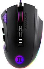 Primus Gaming Gladius 32000P  - Mouse, Cable, USB, Óptico, 32000 dpi, Luces RGB, Negro