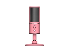 Razer Seiren X - Micrófono, Rosa, Cápsulas de condensador Ø25 mm, supercardioide, USB