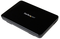 StarTech.com S2510BPU33 - Carcasa de Disco Duro Formato 2.5", SATA III a USB 3.0 Micro-B, 1TB