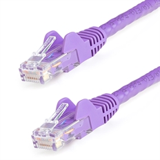 Cable de Conexión Startech - CAT 6, RJ-45 (M), 21m, Morado, CM, UTP