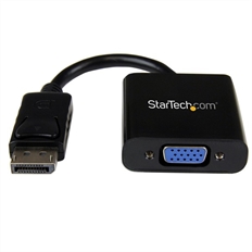 StarTech.com DP2VGA3 - Adaptador de Video, DisplayPort Macho a VGA Hembra, Hasta 1920 x 1200p, Negro