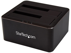 StarTech.com SDOCK2U33V - Docking Station de Disco Duro Formato 2.5" o 3.5", SATA III a USB 3.0 Tipo-B, 10TB por Ranura