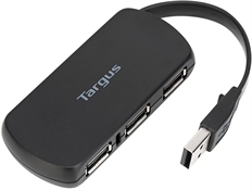 Targus ACH114US - Hub USB, 4 Puertos, USB 2.0, 480Mbps