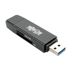 Tripp Lite U452-000-SD-A  - Lector de Memorias, Negro, SD, Micro SD, USB 3.0 A, USB C