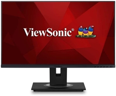 Viewsonic VG2455-2K  - Monitor, 24 Pulgadas, QHD 2560 x 1440p, IPS WLED, 16:9, Tiempo de Refresco 75Hz, DisplayPort, HDMI, Con Altavoces, Negro