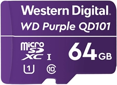 Western Digital Purple  - Memoria MicroSD, 64GB, Clase 10